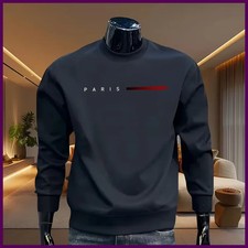 Men  s Printed Sweatshirt Casual O-Neck Pullover Sports Jogging Autumn Winter