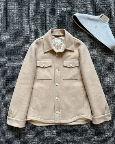 Brunello Cucinelli Cashmere Shirt Jacket, Double Face, Size 48 (medium). $10,950 - product listing photo