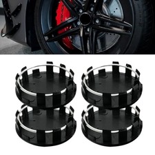 4 Pcs Wheel Center Hub Caps Cover, Snap-in Car Wheel Center Caps, Black
