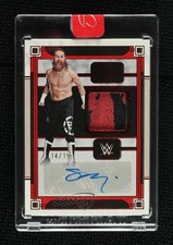 2024 Panini Three Count WWE Memorabilia Red 14/15 Sami Zayn #MA-SZN Auto 1i91
