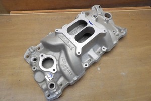 Edelbrock 7101 Performer RPM Intake Manifold Aluminum Small Block Chevy Holley👀