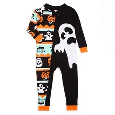 Way To Celebrate Halloween Baby One Piece Pajamas 12M New with Tags Family Soft