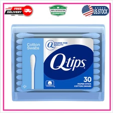 Q-tips Swabs Travel Pack,30 Count, Pack of 1 blue