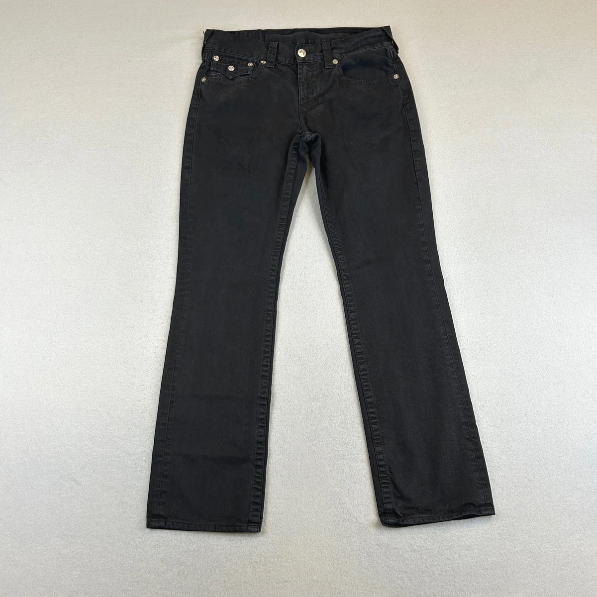 True Religion Ricky Black Jeans for Men for sale - eBay