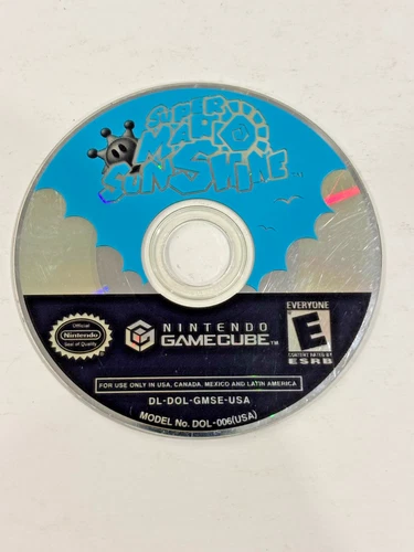 Super Mario Sunshine (Nintendo GameCube, 2002) Disc Only - Tested!