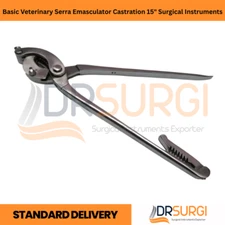 Basic Veterinary Serra Emasculator Castration 15" Surgical Instruments