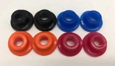 One Pair Rubber Motorcycle Valve Stem Grommets in your color choice (USA Ship)