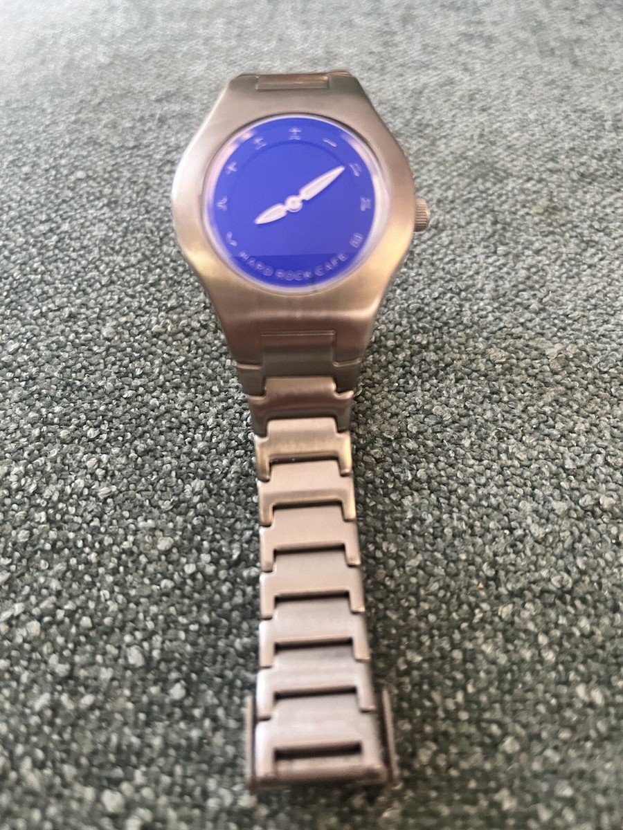 Fossil Big Tic x Hard Rock Cafe! Save the Planet! Blue Kanji Dial
