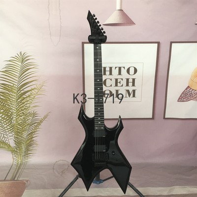 Black Warlock EXtreme Black Electric Guitar HH Pickup FR Bridge Maple Neck Solid