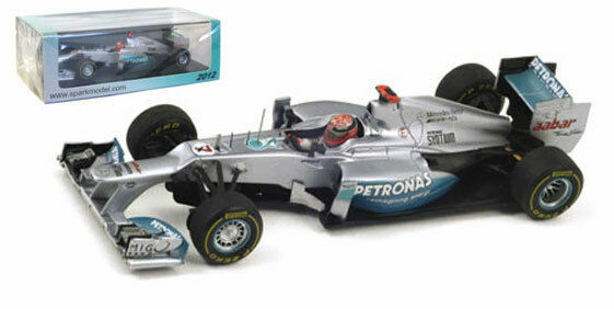 Diecast Spark F1 1 43 Michael Schumacher Mercedes Amg W03 Monaco 12 For Sale Online Ebay