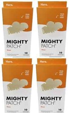 4X Mighty Patch Nose by Hero Cosmetics, HYDROCILLOID 10 patches Each ex 09/2026