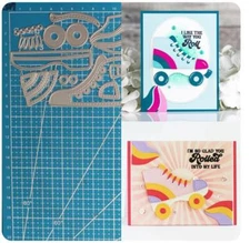 Metal Cutting Dies Roller Skate Scrapbooking Photo Album Decorative Embossing 