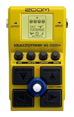 Zoom MS-200D+ MultiStomp Guitar Effects Pedal with 200 Drives & Japan New