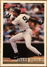 Bernie Williams 1993 Bowman Baseball Card #623 New York Yankees MLB Free Ship