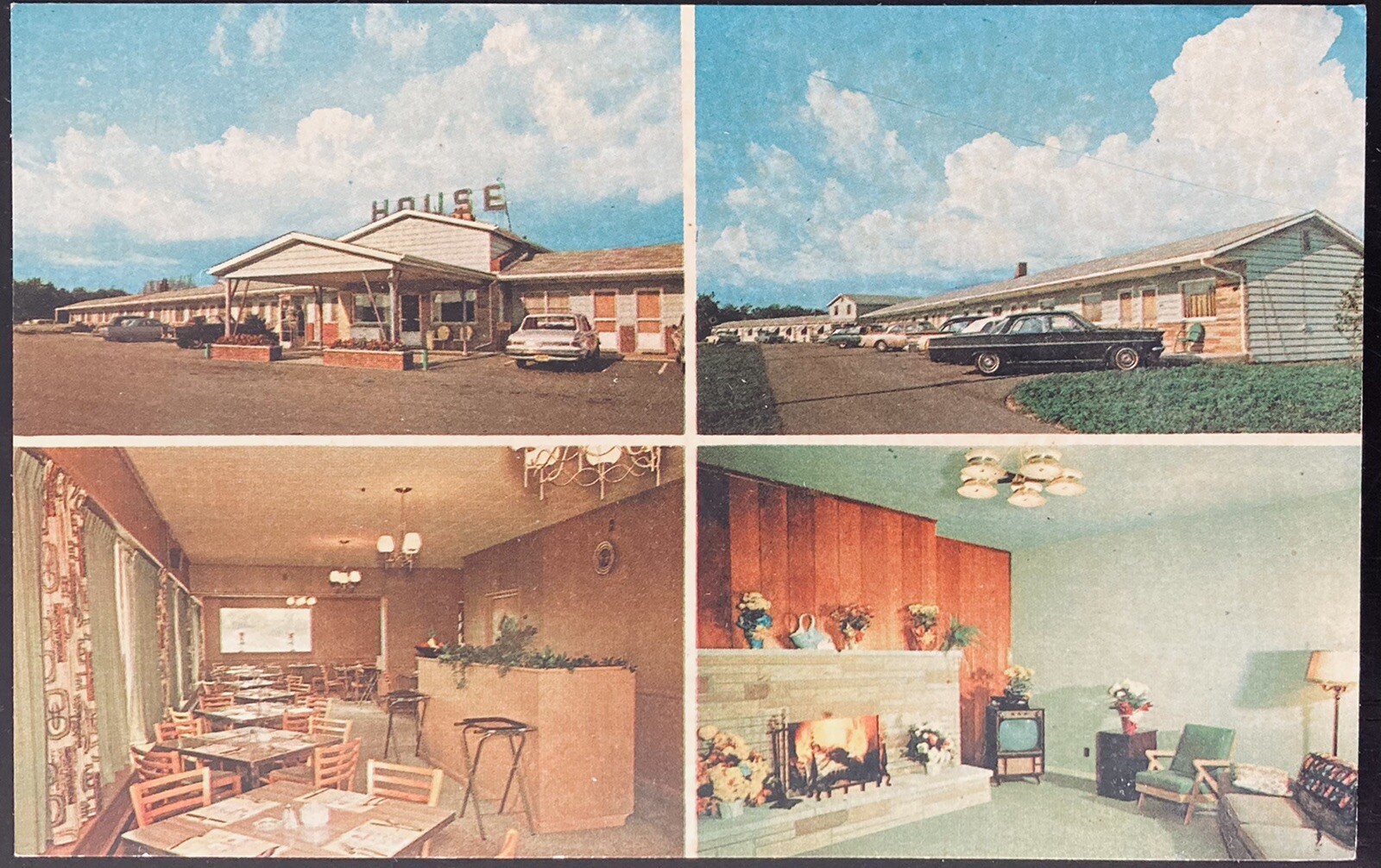 FREMONT, IND. C.1965 PC.(N40)VIEW OF HOLIDAY HOUSE MOTEL ON INDIANA