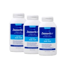 3 Pack Zeasorb-Af Antifungal Jock Itch Super Absorbant Powder 2.5 oz (71 G) Each