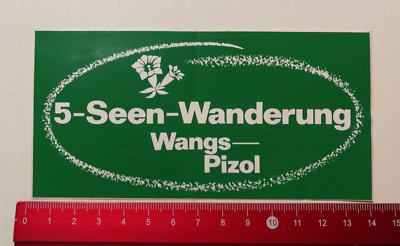 Aufkleber/Sticker: 5 Seen Wanderung Wangs Pizol (270317120) 