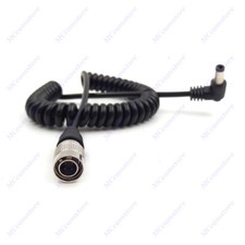 DC2.5 to Hirose 4 pin plug for Sound Devices 688 633 Zoom F8 Power Cable ZAXCOM