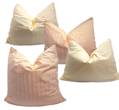 MARKENLOS Kissenbezug 80x60 - 80x80 Satin Baumwolle Kissenhülle Kopfkissenbezug RESTPOSTEN