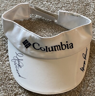 Columbia PFG Visor SIGNED BY GEORGE POVOROMO Adjustable