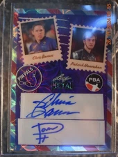 2024 Leaf Metal PBA Chris Barnes - Patrick Hanrahan Pin Pals Auto Purple 4/10