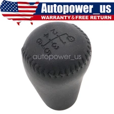 NEW 6 speed Leather Gear Shift Knob Black for Toyota Tacoma 2005-2015