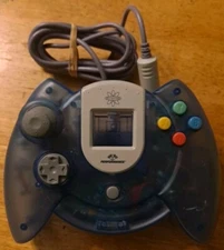 Rare Sega Dreamcast Astro Pad See Through Blue Controller by Performance