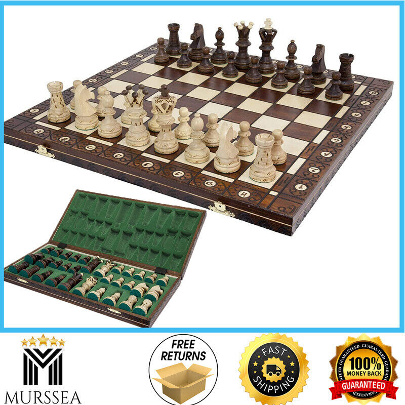 Chess Board & Pieces  Chess board, Money games, Board games