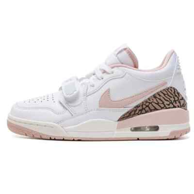 Nike Jordan Legacy 312 Low Women Basketball Shoes White Pink Oxford FQ7827 116