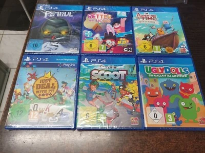 PS4 Spiele Sammlung - Sony PlayStation 4 - 7 Familien Spiele NEU 7%Rabatt bei 2