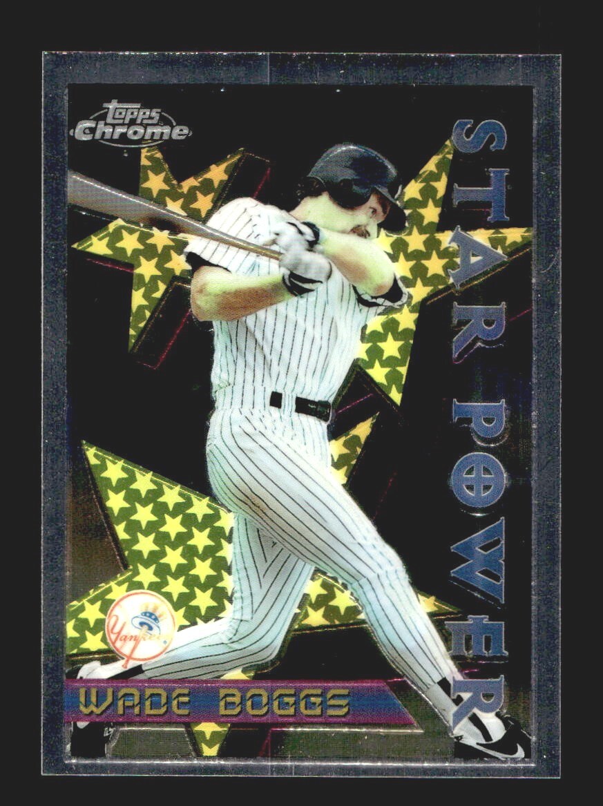 1996 Topps Chrome #85 Wade Boggs Yankees NEAR MINT *3s