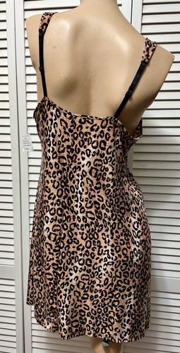 NWT In Bloom by Jonquil Ballet Nightgown LARGE Animal Tan/Brown Print Stretchy - Picture 12 of 13