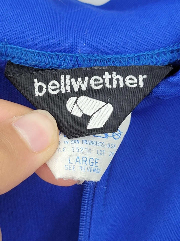 Bellwether Cycling Jersey Mens Large Blue Cycling 3/4 Zip Performance Outdoor - Image 3 of 4