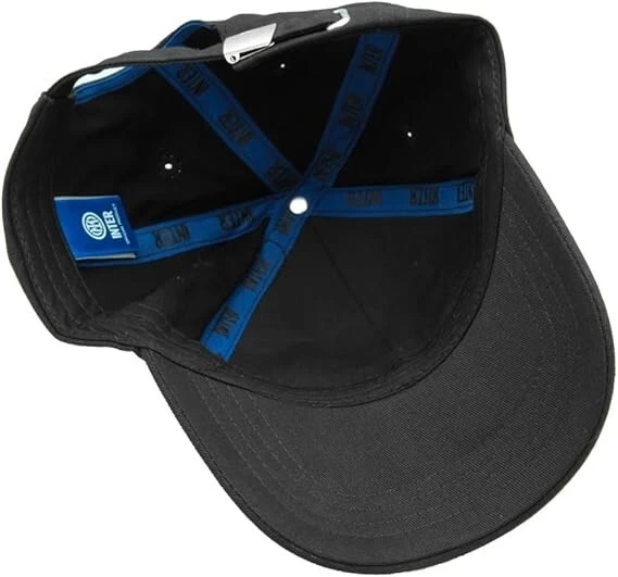 Cappello Baseball Inter – 100% Cotone, Chiusura Pull-On, Lavabile a Mano Tifosi - Immagine 4 di 4