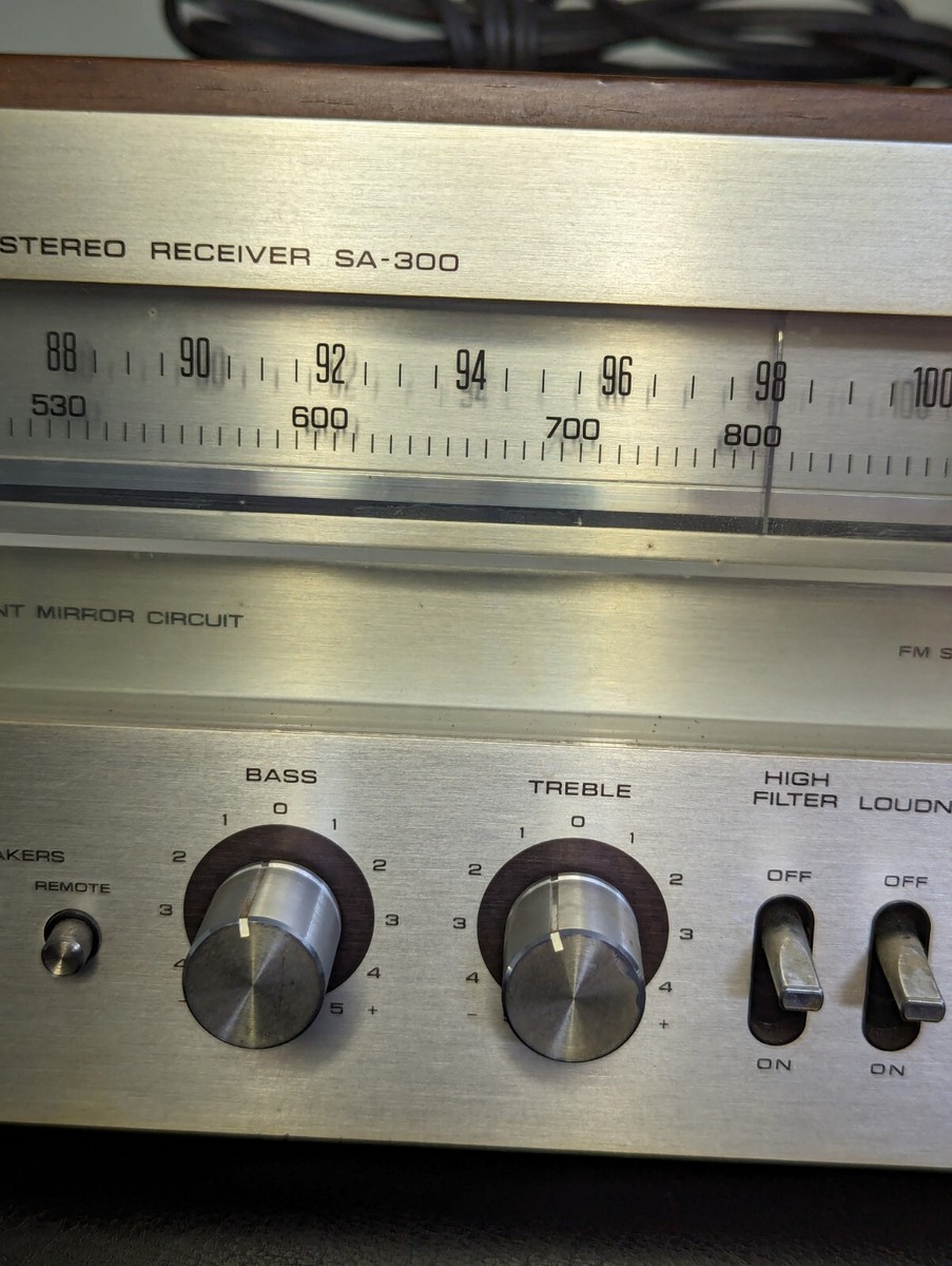 Vintage Technics by Panasonic SA-300 FM/AM Stereo Receiver For