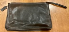 VINTAGE AUTHENTIC COACH NO356-9233 NEW YORK CITY DK CHOCOLATE BROWN WRISTLET