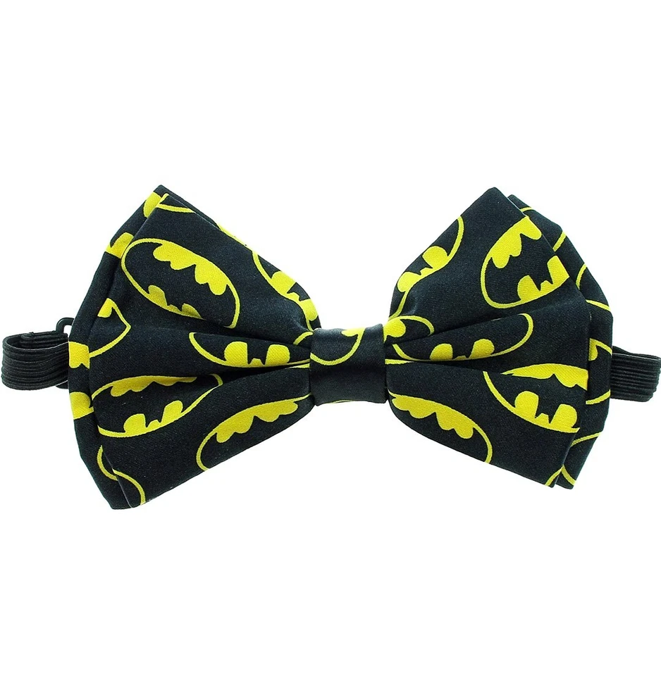 DC Comics Batman Symbols Bow Tie, Black, One Size. NWT. - Image 2 of 3