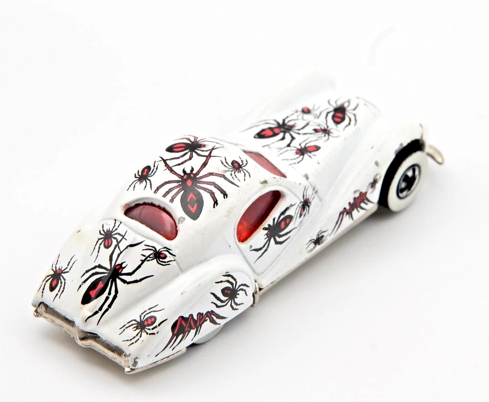 Talbot Largo Hot Wheels 1993 Tattoo Machines Black Red Spider Car 3479 - Image 3 of 4