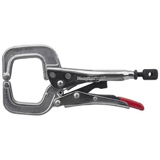 6" Locking C-Clamp, Round Tip, Max Clamping Capacity: 2″ (50 mm), Throat Dept...