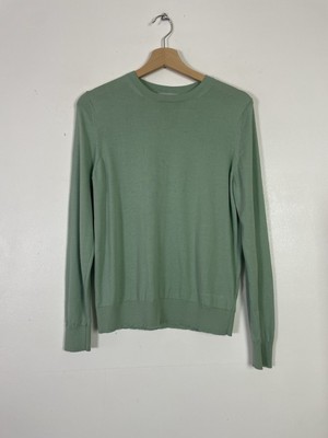 M&S Marks & Spencer leichter Pullover 100 % Merinowolle hellgrün - Gr. 14
