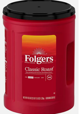 FOLGERS 'Classic Roast' Medium Coffee, gemahlener Kaffee 1230 gr Original USA