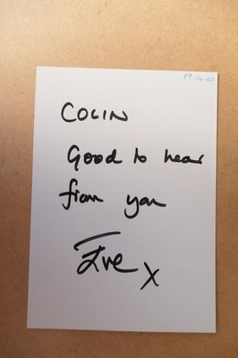 Eve White Original Autogramm Signatur, HOLLYOAKS