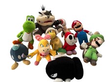 Nintendo Super Mario Plush Lot 10 Wendy Koopa Morton Boomerang Bro Bomb Bullet