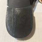 Coach Sullivan C Buckle Black Leather Loafer Slides Slip On Size 9 — photo 7