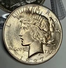 1927 S Peace Dollar, Solid AU, Well Struck, Third Lowest Mintage,  Only 866,000