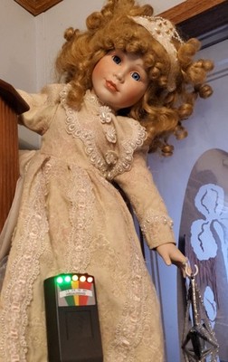  HAUNTED VESSEL DOLL - WATCH VIDEO  HONEY    GUARDIAN ENTITY   EMF ACTIVE 24''