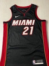 Vintage MIAMI HEAT NBA BASKETBALL JERSEY NIKE SWINGMAN HASSAN WHITESIDE Size Med