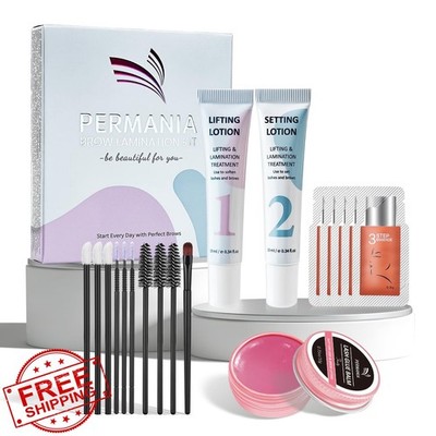PERMANIA Brow Lamination Kit Tube Design 4 Week Salon Result