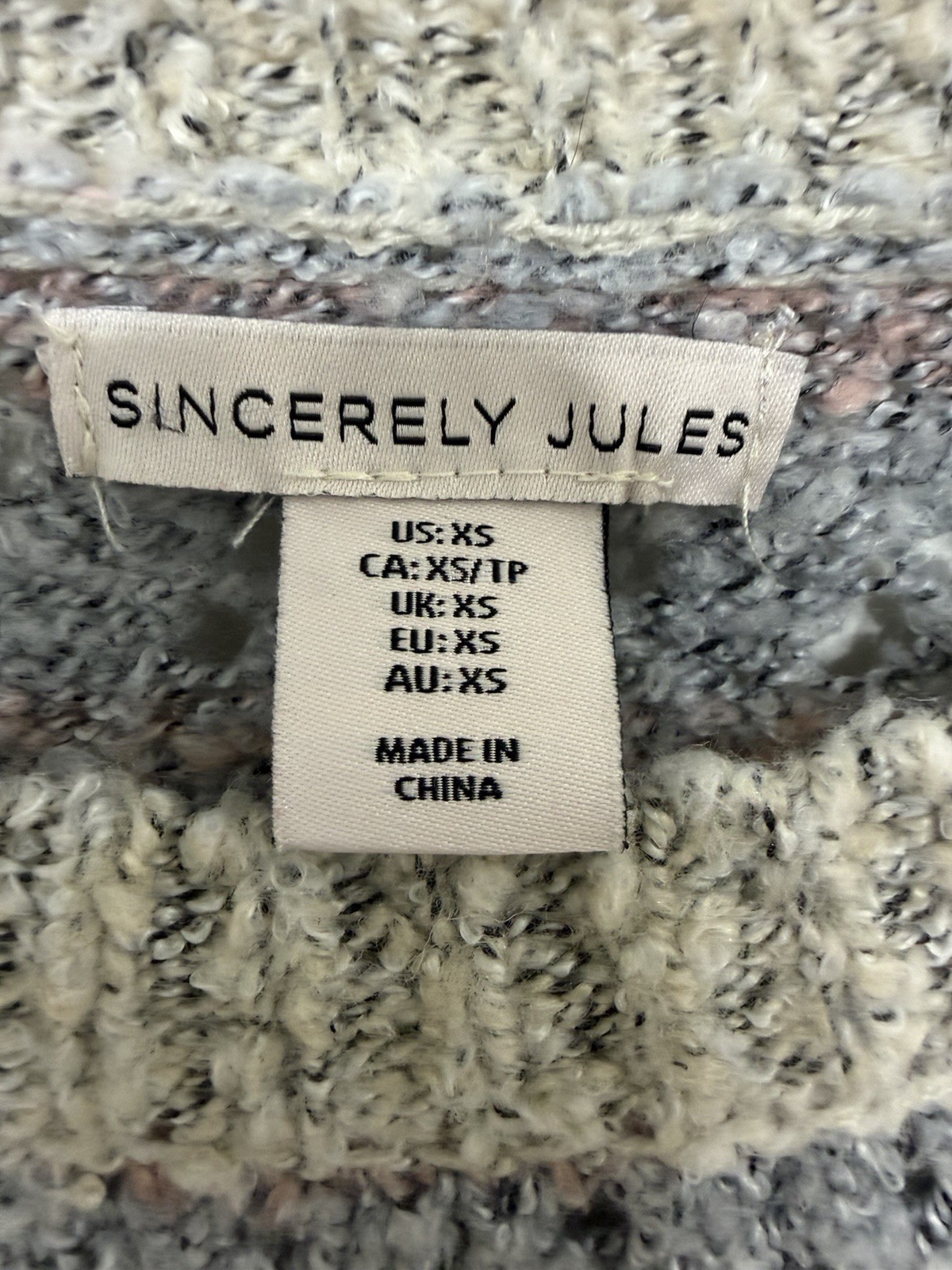 Sincerely Jules Patchwork Knit Sweater - image 3