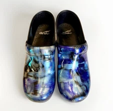 Dansko Women’s Brushed Blue Professional Clog Size 38 EU 7.5 US